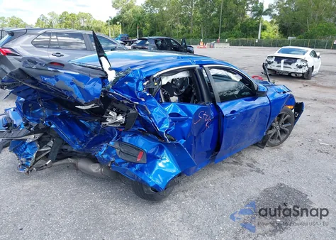 2019 Honda Civic Sport из США, поврежденный, VIN 19XFC2F87KE014479